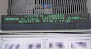 anúncio tour bernabeu