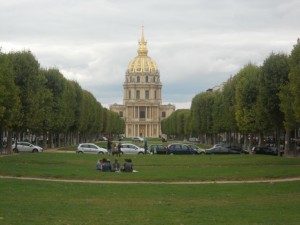 jardim dos fundos do Musée de l'Armée