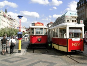 Tram Café na Václavské náměstí