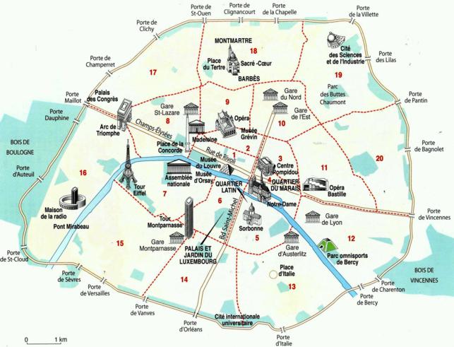 Os arrondissements de Paris no FPE