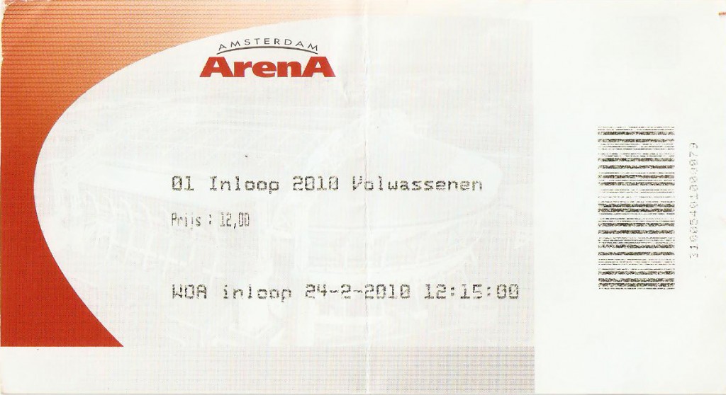 Bilhete Amsterdam ArenA