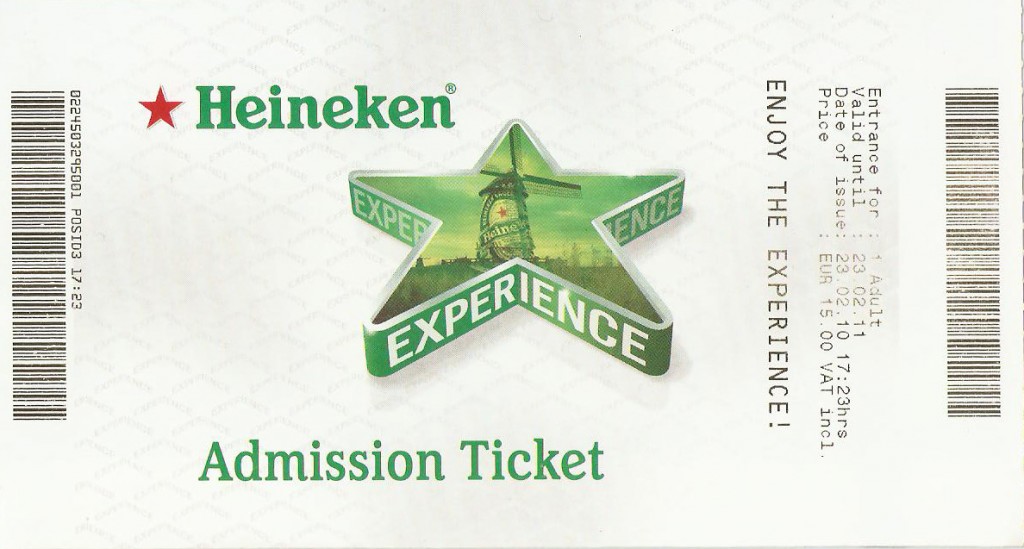 Bilhete Heineken Experience