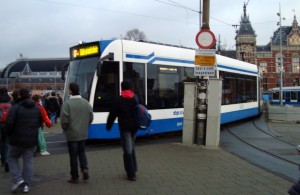 Tram Amsterdam Centraal