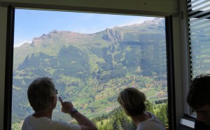Subindo de Grindelwald para Kleine-Scheidegg