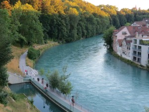 Vista do Rio Aare da Nydeggbrücke