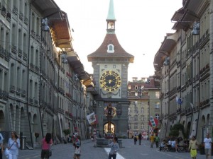 Kramgasse com o Zytglogge ao fundo