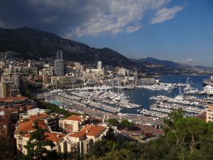 Monaco-Ville vista do alto