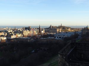 Edimburgo vista de cima do Castelo