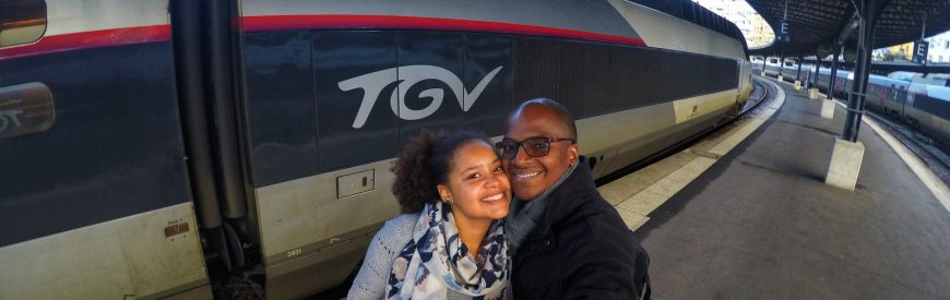 Viajando de TGV de Paris a Reims